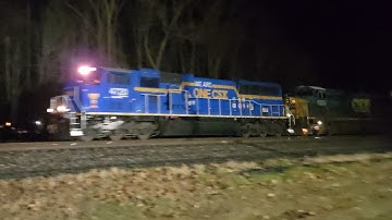 Huge CSX Intermodal Autorack I169 – WE ARE ONE CSX Flared SD70AC #4720 & ES40DC #5223  – Unionville