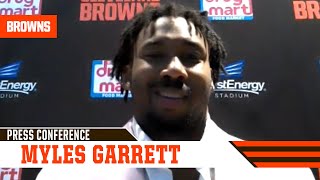 Myles Garrett Postgame Press Conference vs. Bengals | Cleveland Browns
