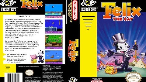 Felix the Cat [1992] (NES), walkthrough, longplay.