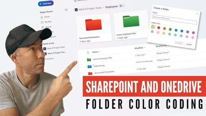 How to Color Code Folders in SharePoint and OneDrive