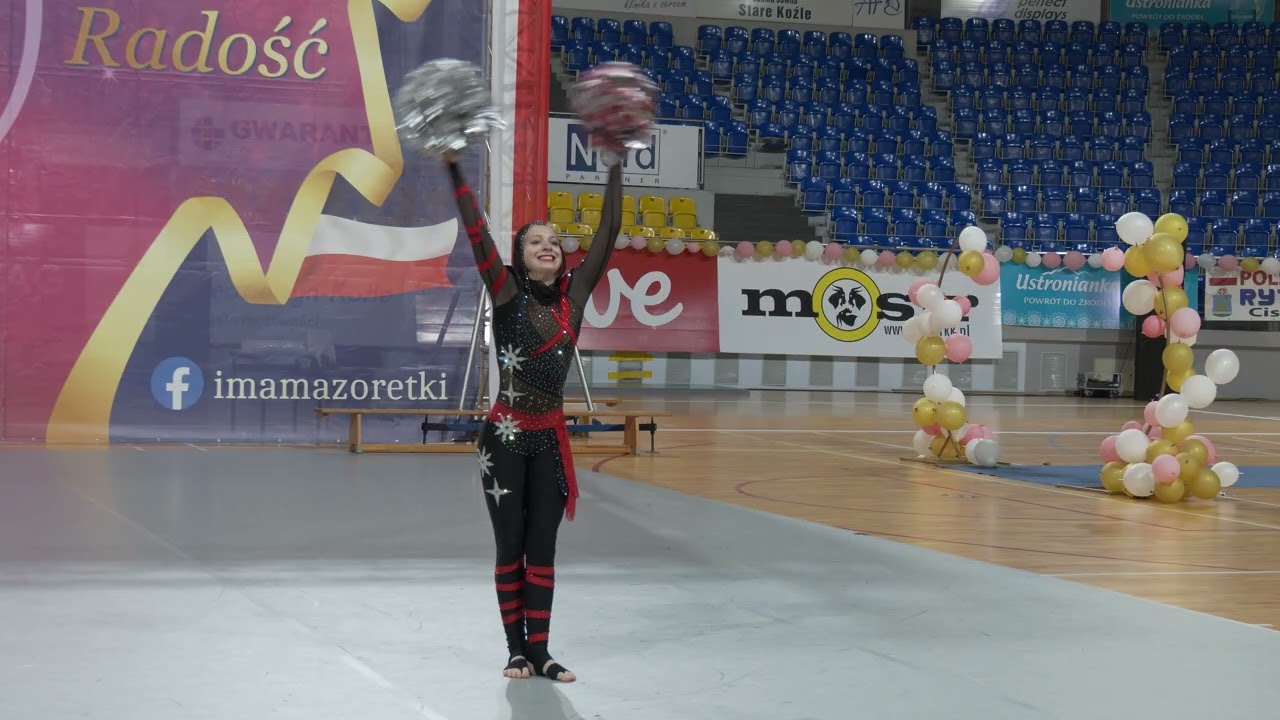 SOLO Pom Pom – Maria Anglart | MIRAŻ Wronki 👧 Juniorki Młodsze – Mistrzostwa Polski SMTiChP 2025