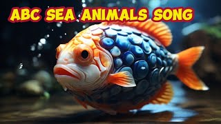 ABC Sea Animals Song | Aquatic Animals song | ABC Ocean Animals Song | ABC song | Underwater Animals