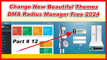 How To Change New Beautiful Themes For DMA Radius Manager Free 2024 Part # 12