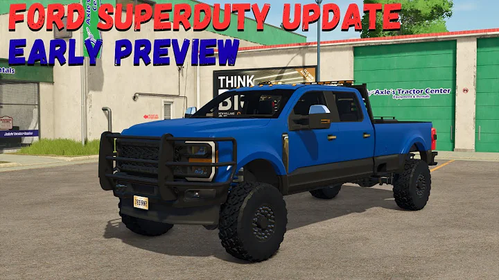 EARLY LOOK FORD SUPERDUTY MAJOR UPDATE BY ROUGHNECK| Farming Simulator 25