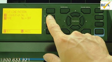 Graphtec CE7000 Serial - Video hướng dẫn sử dụng:  cắt nét đứt rời vật liệu tem nhãn