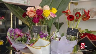 Signs of spring bloom inside Boston Flower Company