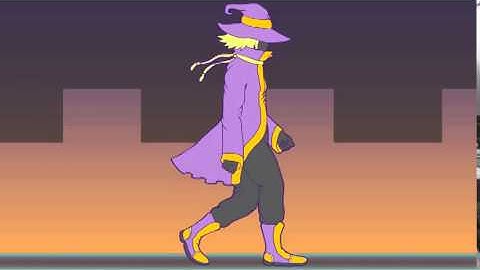 Rotoscope Walk Cycle-He