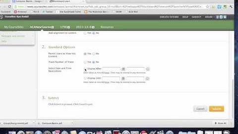 ACA CourseSites: Upload a PDF