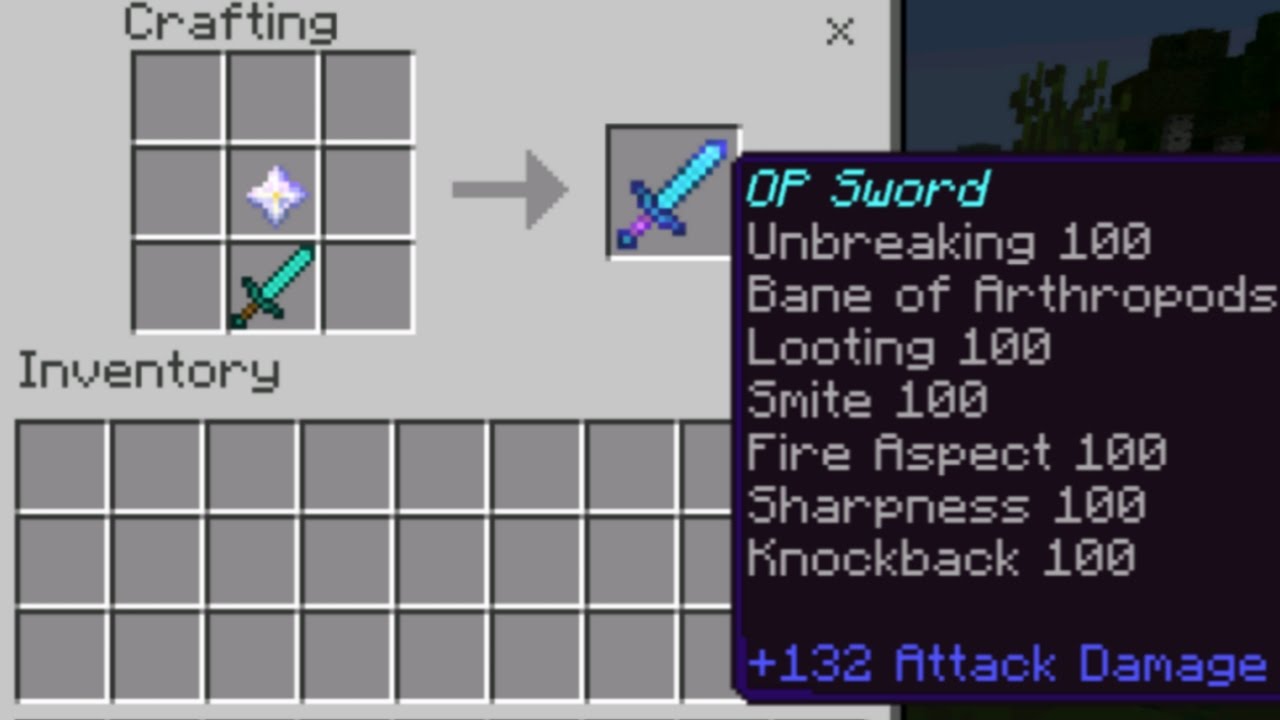 Op Enchantments In Minecraft Pocket Edition Overpowered Enchanted Tools Youtube