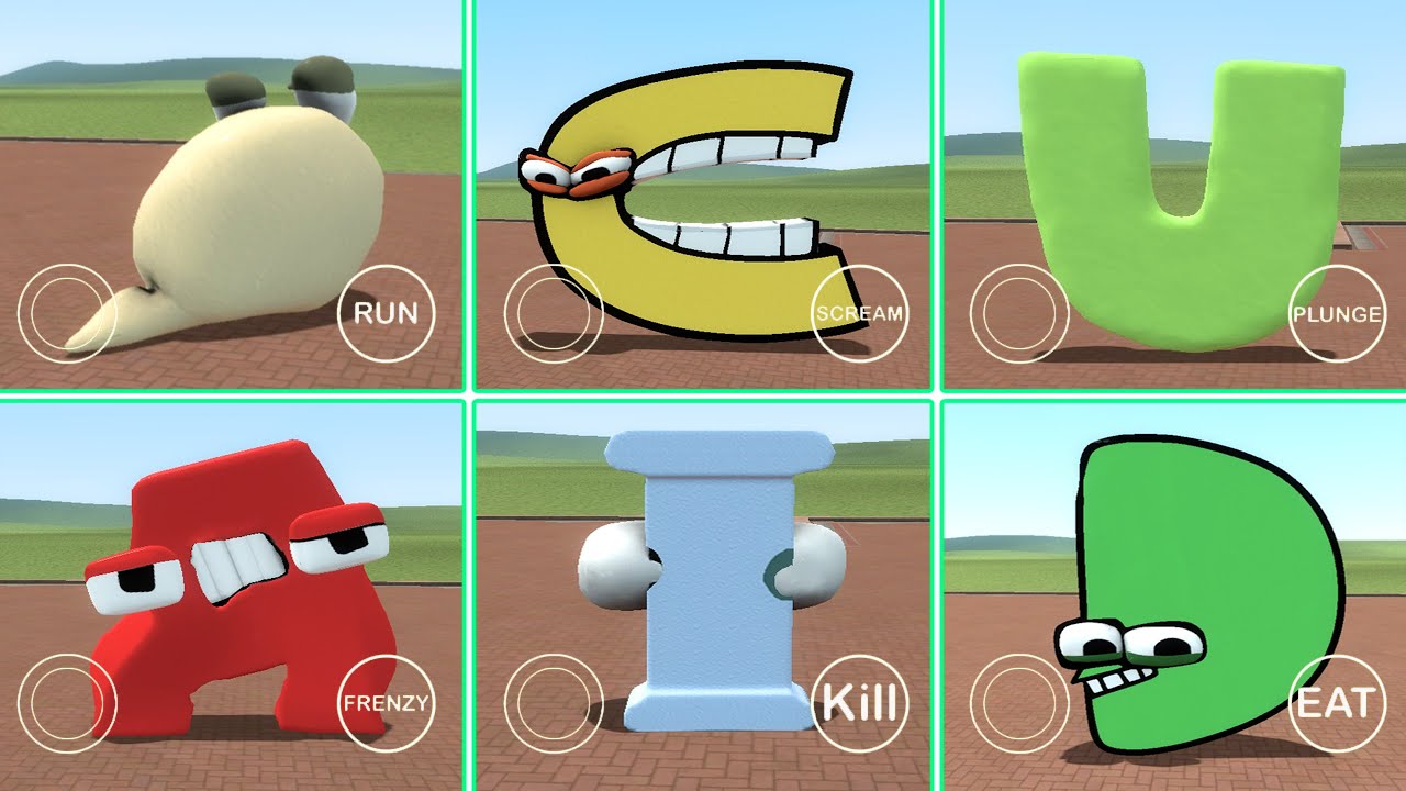 what if i became letter New Alphabet Lore Family in garry's Mod Part 3 ...