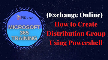 (Exchange Online) How to Create Distribution Group Using Powershell
