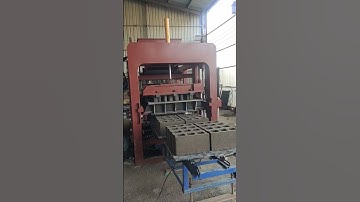 qt4-24 small automatic vibration cement concrete hollow block maker machine with low price