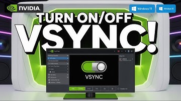 How to Turn On or Off VSync in NVIDIA Control Panel | Windows 11 & 10 Tutorial