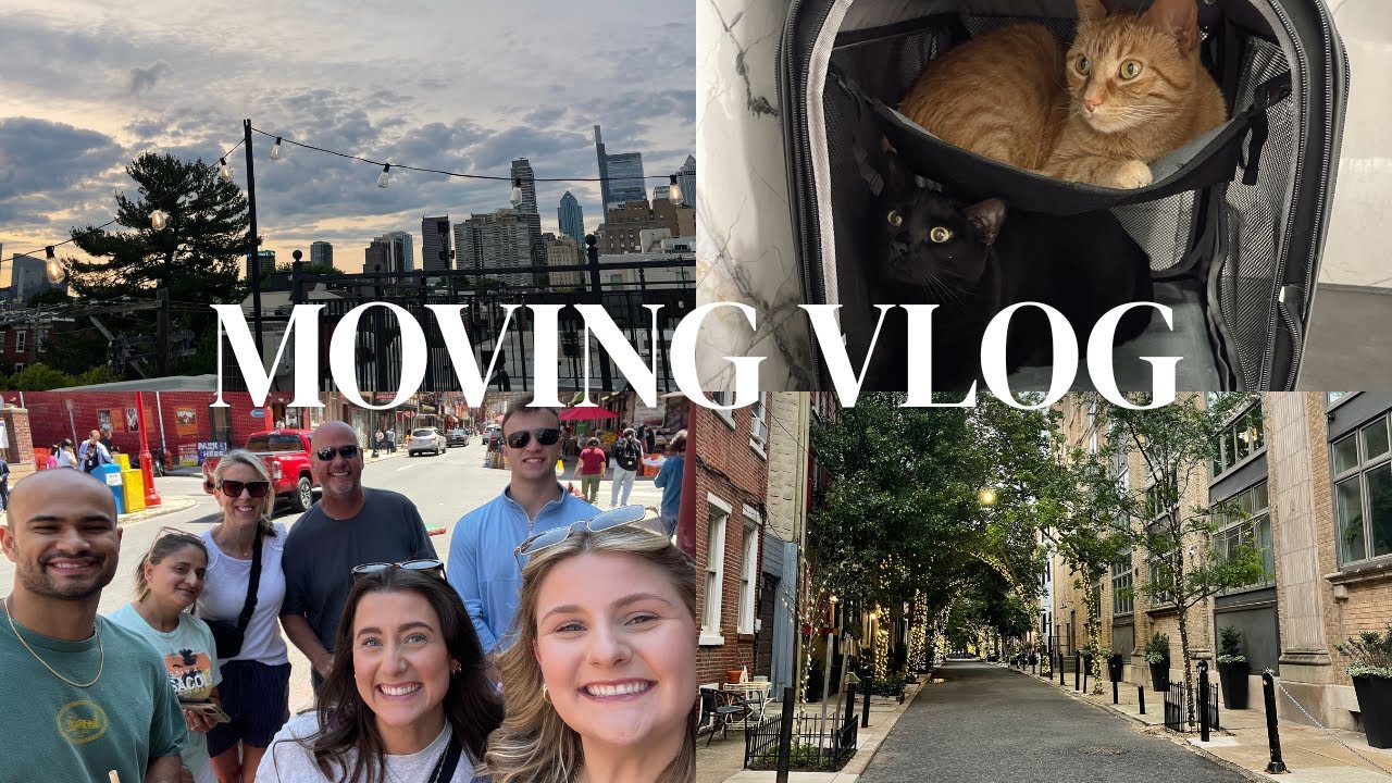 МЫ ПЕРЕЕХАЛИ В ФИЛАДЕЛЬФИЮ | Экскурсия по пустому дому, 13-часовая ночная поездка, хаос при перее...