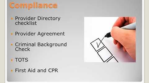 child care Part 1 Course Components