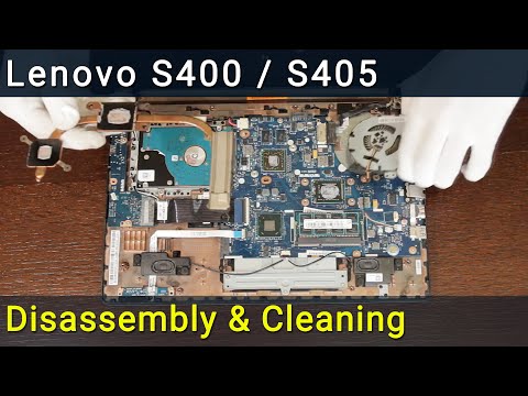 Lenovo S400 S405 Disassembly, Fan Cleaning, and Thermal Paste Replacement Guide
