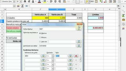 C2-5-03. El Solucionador (Solver) en LibreOffice Calc