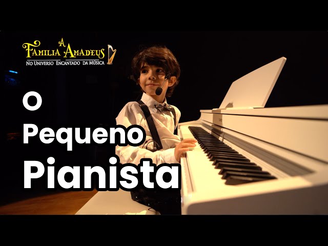 Nosso pequeno Pianista - Davi interpreta Balada por Adeline no show A FAMILIA AMADEUS