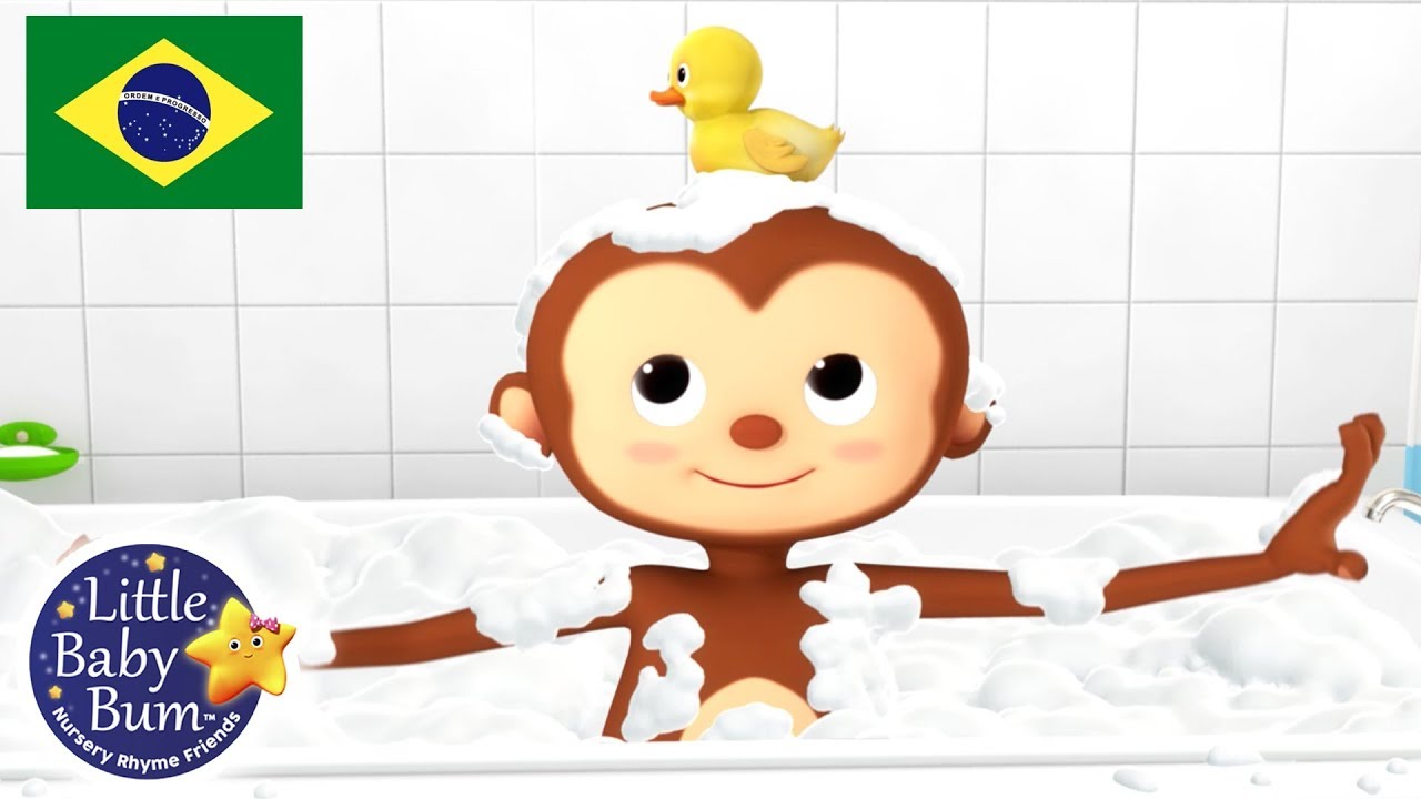 ⁣Canções para Bebe | Canção do Banho | CANTAR COMIGO! | Little Baby Bum em Português