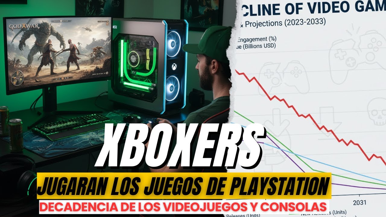 XBOXERS SEA COMO SEA PODRÁN JUGAR LOS EXCLUSIVOS DE PLAYSTATION + LA DECADENCIA DE LOS VIDEOJUEGOS