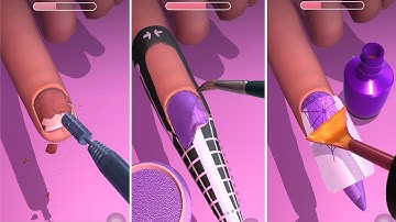 Acrylic Nail - All Levels Gameplay Android, iOS Mobile Game, Gameplay Walkthrough! Games For Girls