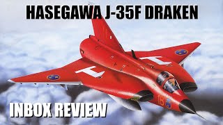 Hasegawa J-35F Draken 1/72 inbox review