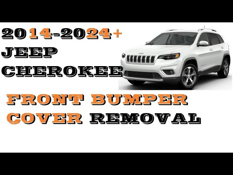 Jeep Cherokee Bumper Cover Removal 2018 and Up - YouTube