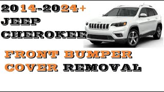 Jeep Cherokee Bumper Cover Removal 2018 and Up