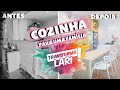 REFORMA TOTAL NA COZINHA EM 9 DIAS | ANTES E DEPOIS | TRANSFORMA LARI! | LARISSA REIS ARQUITETURA