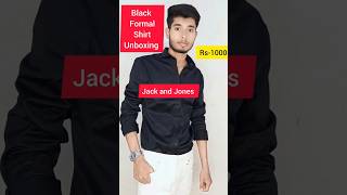Jack and Jones black formal shirt in 1100 #jackandjones #shirts #formal #men #black #india #best #@$