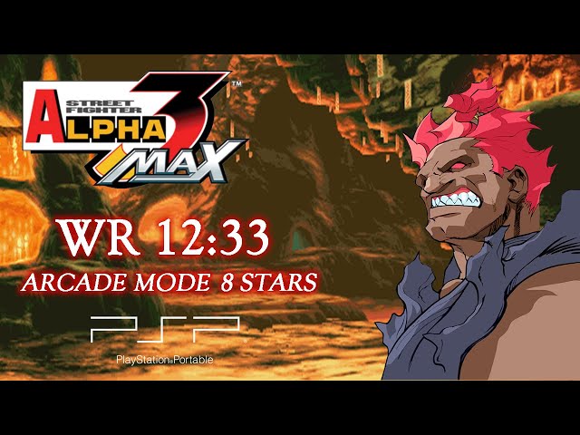 Street Fighter Alpha 3 Max [PSP] - Akuma Gameplay (Expert Mode) Part.1