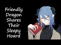 Friendly dragon shares their sleepy hoard asmr m4a sleep softspoken