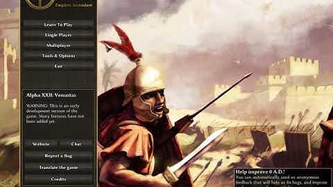 0 A.D. Alpha 22 - Installing Mods (Linux Mint), Minimizing Lag, Etc.