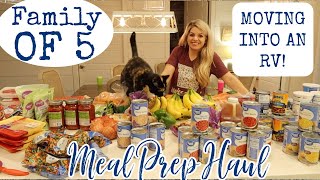 $450 MASSIVE Grocery Haul For Meal Prep - We&#39;re Moving Into an RV! | Rachel Engelbarts