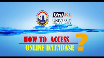 How To Access Online Database