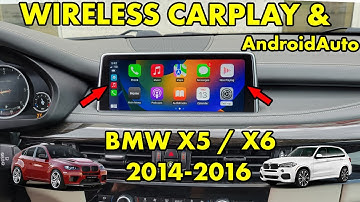 V2 Wireless CarPlay and AndroidAuto in BMW X5 (F15) and BMW X6 (F16) 2015-2016