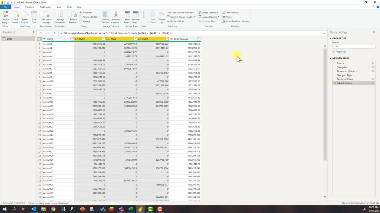 Power Query Custom Bins YouTube