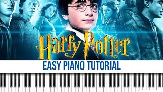 Hedwig's Theme Piano tutorial || 🦉#easypianotutorial #pianoforbeginners #pianotutorial #harrypotter