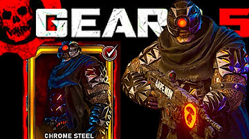 GEARS 5 Characters Gameplay - CHROME STEEL JERMAD Character Skin Multiplayer Gameplay!