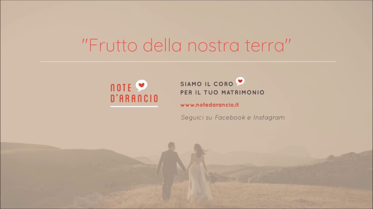 Frutto Della Nostra Terra Testo Pdf