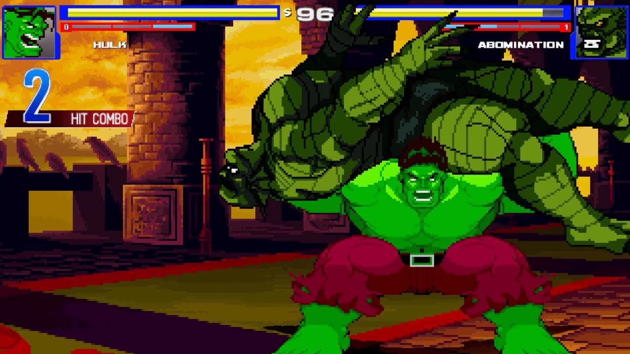🎮 Hulk vs Abomination - Mugen DC vs Marvel 🎮 - YouTube