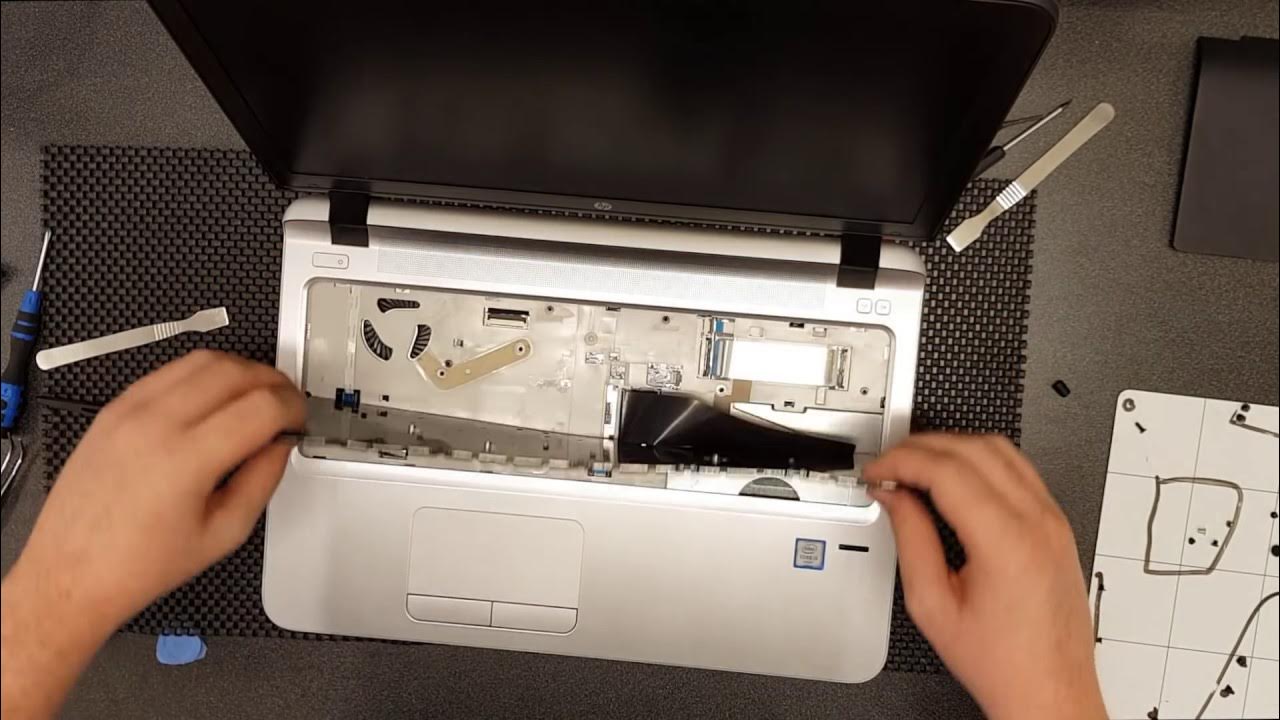 Как разобрать ноутбук hp probook 450