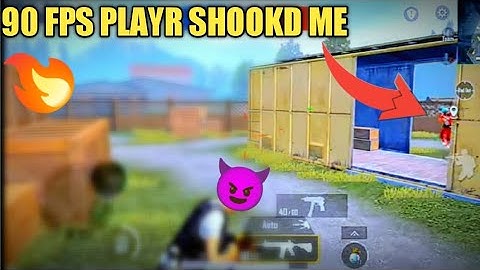 This 90 FPS Player Shocked Me 😱#pubgmobile #1v1