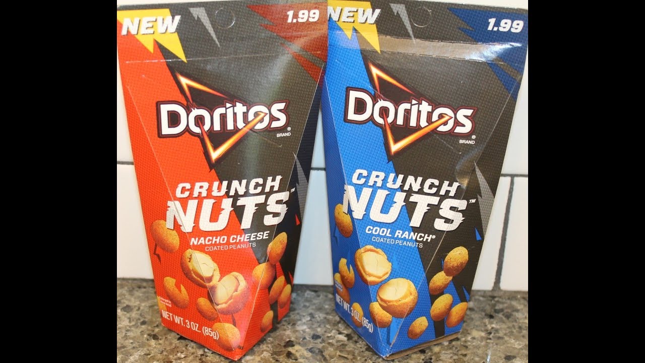 Doritos Crunch Nuts Coated Peanuts Nacho Cheese & Cool Ranch Review