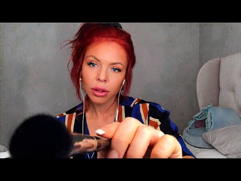 ASMR | Trigger Words & Brushing Your Face (repeating \