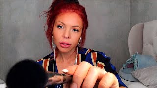 ASMR | Trigger Words & Brushing Your Face (repeating "just a little bit, okay, good, I love you"...) screenshot 2