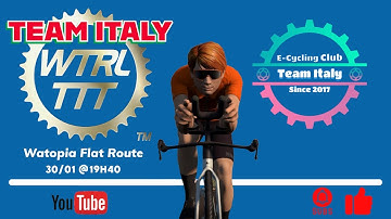 Zwift // WTRL // TTT - Watopia Flat Route - Watt the hell!!