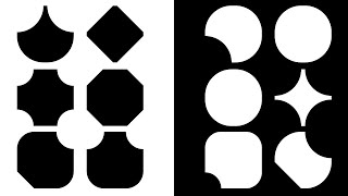 Inverted Round Corners in Illustrator | Illustrator Tutorial Rounded Corners | Unique shapes