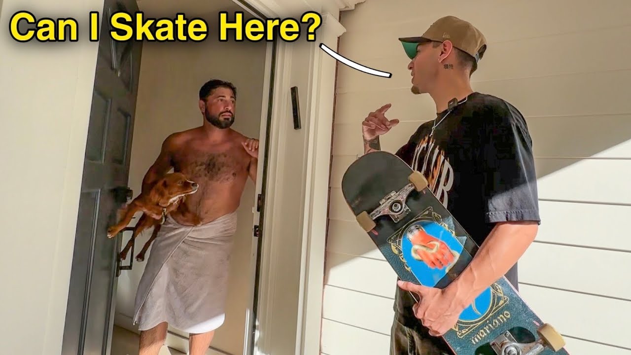 Спрашиваю у миллионеров, могу ли я покататься на коньках у них дома!