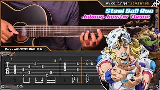 Steel Ball Run | Johnny Joestar Theme - Fingerstyle Guitar + TAB Tutorial (JoJo's Bizarre Adventure)
